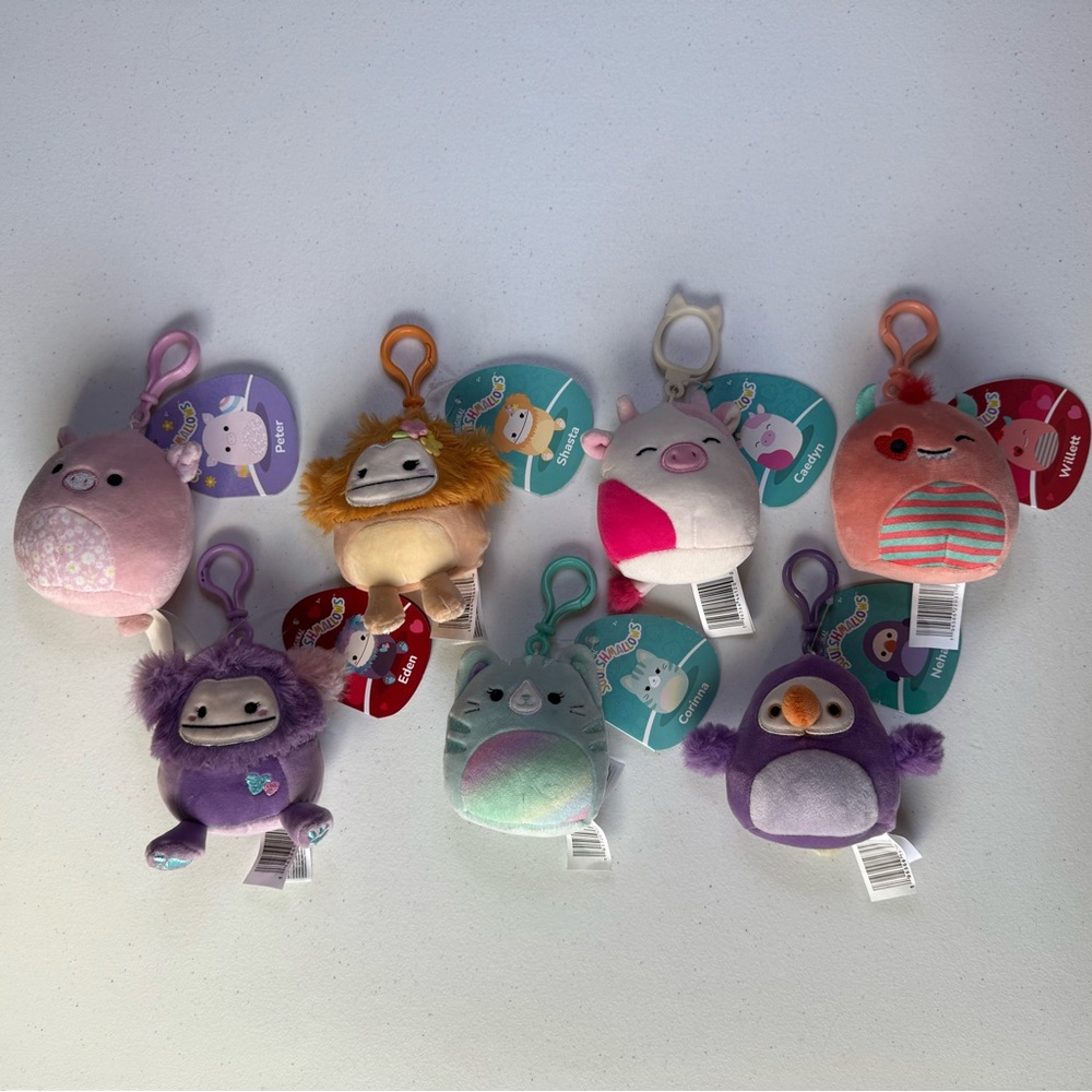 Squishmallow Keychain Clips